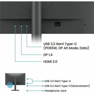BenQ RD270Q 27" Class WQHD LED Monitor - 16:9 - 68.6 cm (27") Viewable - In-plane Switching (IPS) Technology - LED Backlig