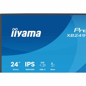 iiyama ProLite XB2495WSC-B1 24 Zoll Klasse WUXGA LED-Monitor - 16:10 Format - Mattschwarz - 61,2 cm (24,1 Zoll) Viewable -