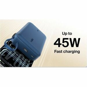 Belkin UltraCharge Stromspeicher - Blau - für Smartphone, iPhone, USB Typ C Gerät, Tablet-PC, Android-Gerät, iPad Air, iPa