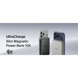 Belkin UltraCharge Stromspeicher - Sand - für Qi2-fähiges Gerät, Smartphone, iPhone, Kabellose Ohrhörer, Universal - 1 x T
