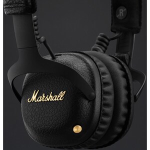 Marshall Mid A.N.C Com fios/sem fios Na orelha, Headset Estéreo Fone de ouvido - Preto - Binaural - Circum-auditivo - 1000