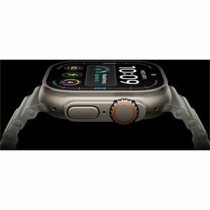 Apple Watch Ultra 4 Smartwatch - 49 mm Case Height - 44 mm Case Width - Natürlich Tasche, Farbe - Transparentes Grau Band 