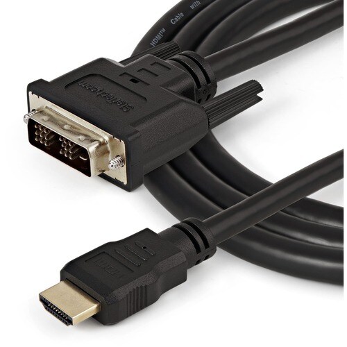 StarTech.com 1,5m HDMI® auf DVI-D Kabel - St/St - Cable for Videogerät, Monitor, TV, Projektor, LCD-TV, Plasma, HDTV, DVD-