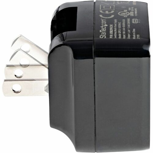 StarTech.com 2 Port USB Ladegerät / Netzteil - 2-fach Ladestecker 17 Watt / 3.4 Amp - Reiseladegerät - 5 V Gleichstrom - 3