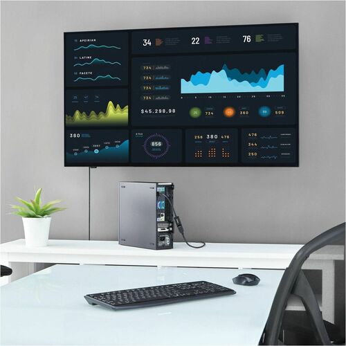 StarTech.com Adaptador DisplayPort 1.2 a HDMI 1.4 - Conversor de Video Activo DisplayPort a HDMI 4K 30Hz - Cable Convertid