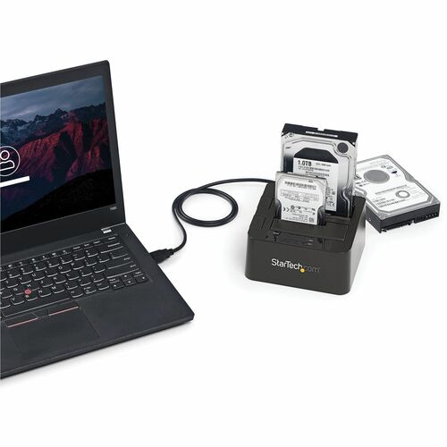 StarTech.com Docking Station de 2 Bahías - USB 3.1 a SATA I/II/III de 2.5/3.5" - Base de Acoplamiento SSD/HDD - Hot Swap -
