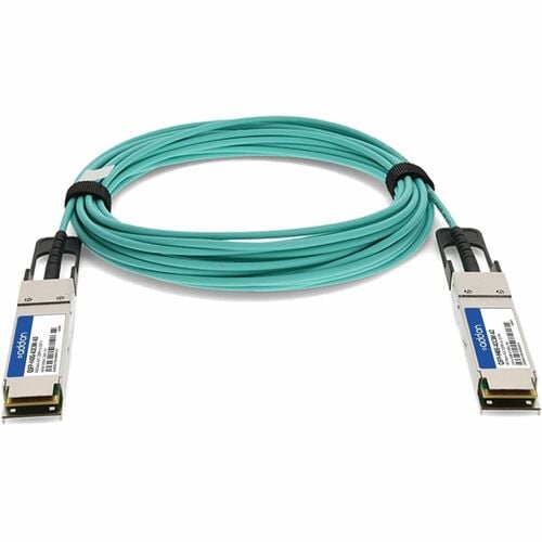 AddOn 3 m Fibre Optic Network Cable - 1 - TAA Compliant - Cable for Network Device - First End: 1 x QSFP+ Network - Second