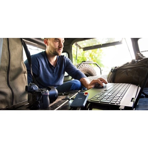 SSD Portable SanDisk Extreme SDSSDE61-1T00-G25 - Externe - 1 To - Smartphone, Ordinateur de bureau, Notebook, Station de t