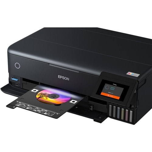 Stampante multifunzione a getto di inchiostro Epson ET-8550 Wireless EcoTank - Colore - Nero - Fotocopiatrice/Stampante/Sc