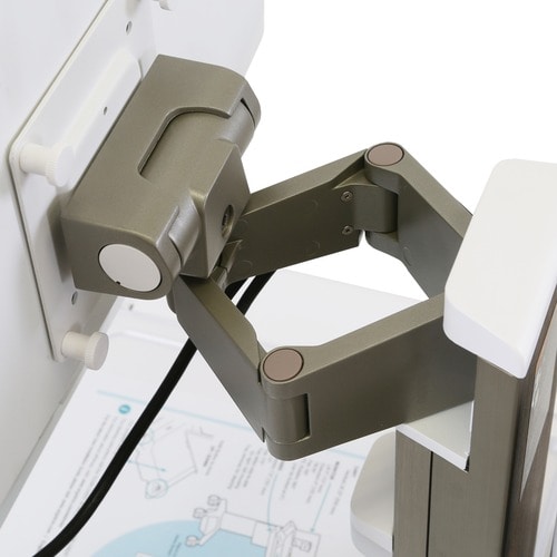 Ergotron CareFit Medical Trolley - TAA Compliant - 5 Drawer - Push/Pull Handle - 17.01 kg Load Capacity - 4 Casters - 127 