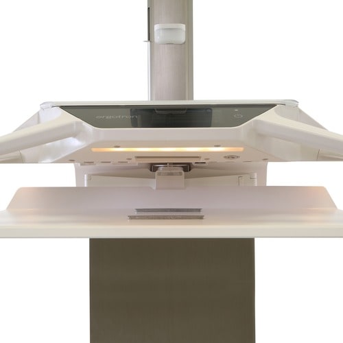 Ergotron CareFit Medical Trolley - TAA Compliant - Push/Pull Handle - 17 kg Load Capacity - 4 Casters - 127 mm Caster Size