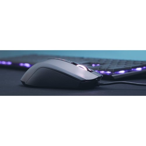 CHERRY MC 2.1 Gaming Mouse - USB 2.0 - Optical - 5 Button(s) - 2 Programmable Button(s) - Black - Cable - 5000 dpi - Scrol