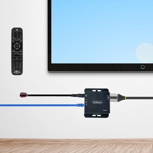 HDMI EXTENDER OVER CAT6 4K - 130FT POWER OVER CABLE IR EXT.