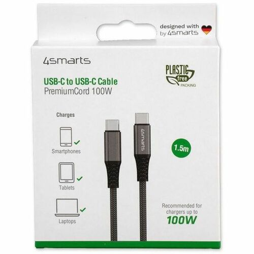 USB-C ZU USB-C KABEL PREMIUM WEI 100W 15M