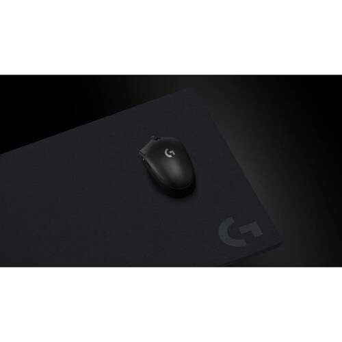 Mouse pad da gaming Logitech G G640 - Grande - 400 mm x 460 mm x 3 mm Dimensioni - Gomma, Panno - Mouse