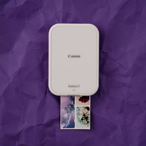 Canon Zoemini 2 Zero Ink Printer - Colour - Photo Print - Portable - White - Colour - 50 Second Color - 314 x 500 dpi - An