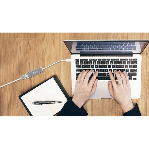 j5create JCE133G Gigabit Ethernet-Adapter für PC - 10/100/1000Base-T - USB-Typ C - Twisted Pair