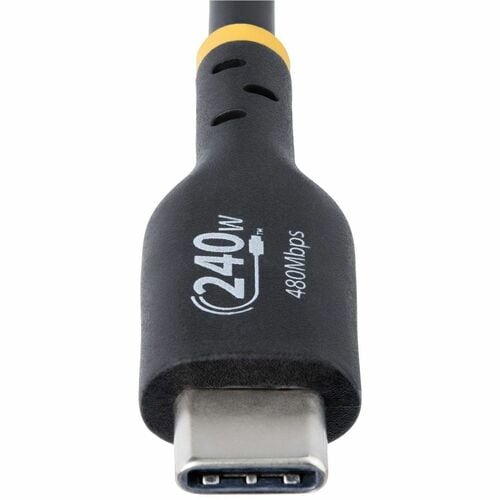StarTech.com 2.01 m USB-C Data Transfer Cable - 1 - Cable for Charger, Workstation, Mobile Workstation, Wall Charger, Powe