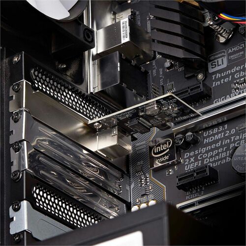 StarTech.com Gigabit Ethernet Card for Server, Workstation - 10/100/1000Base-T - Plug-in Card - Black - TAA Compliant - PC