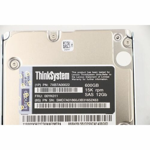 LENOVO 600GB 15K RPM SAS 12GBPS 512N 2.5-INCH INTERNAL