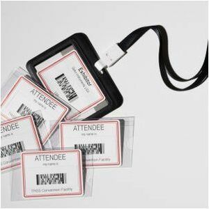 Seiko Name Badge Label with Red Border - Perfect for Visitor Management labels, Name Badges, and many more applications