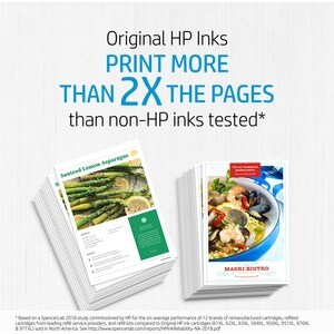 HP 60 Original Ink Cartridge - Single Pack - Inkjet - 200 Pages - Black - 1 Each