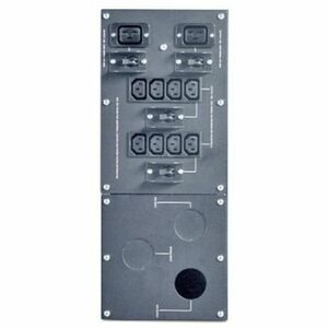 SINGLE PHASE SERVICE BYPASS PANEL 7500-10000VA BLAC