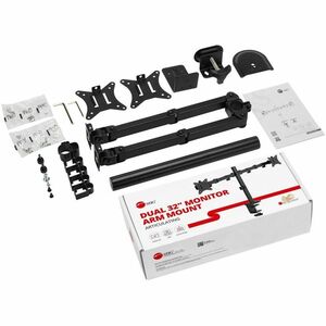 SIIG Articulating Dual Monitor Desk Mount - 17" to 32" - Height Adjustable - 2 Display(s) Supported - 17" to 32" Screen Su