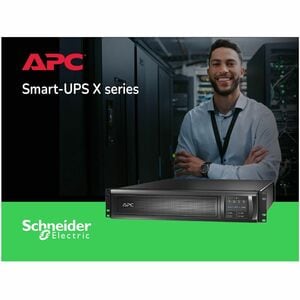 APC Smart-UPS X, Line Interactive, 2000VA, Rack/tower convertible 2U, 100V-127V, 3x 5-15R+3x 5-20R+1x L5-20R NEMA, NMC, Ex