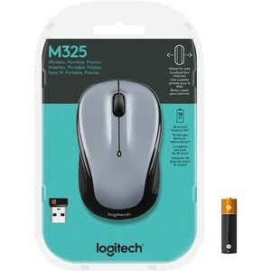 Logitech M325 Wireless Mouse, 2.4 GHz with USB Unifying Receiver, 1000 DPI Optical Tracking, 18-Month Life Battery, PC / M