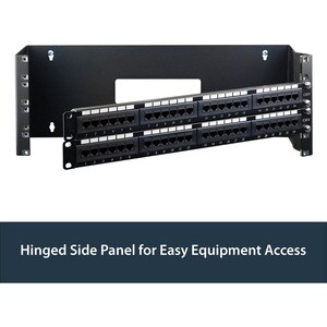 StarTech.com 4 HE 19" Patchpanel Halterung mit Scharnier zur Wandmontage - max. 15 kg Traglast - 1