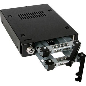 Icy Dock MB992SK-B Drive Bay Adapter Internal - Matte Black - 2 x Total Bay - 2 x 2.5" Bay