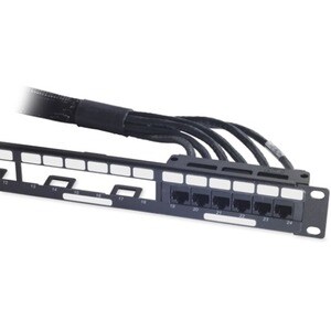 APC 15,24 m Kategorie 6 Netzwerkkabel - TAA-konform - Cable for Netzwerkgerät - CMR - Schwarz