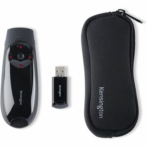 Kensington Presenter Expert Mouse - Radio Frequency - USB - Laser - 4 Button(s) - Black - Wireless - 50 m - 2.40 GHz