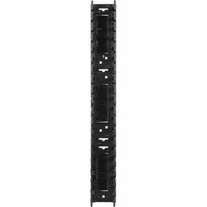 APC by Schneider Electric AR7588 Cable Organizer - Black - 2 Each Pack - TAA Compliant - Cable Pass-through - 48U Rack Height