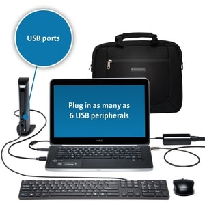 Kensington USB 3.0 Docking Station with Dual DVI/HDMI/VGA Video (sd3500v) - for Notebook - USB - 6 x USB Ports - 6 x USB 3