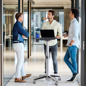 Ergotron LearnFit Student Desk - Height Adjustable x 609.60 mm Table Top Width x 558.80 mm Table Top Depth - Student, Clas