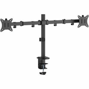 SIIG Dual Monitor Articulating Desk Mount - Fits 13" to 32" monitors - Max Load 19.8 lbs each - VESA Plate 75x75/100x100mm