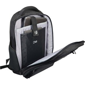 Port MANHATTAN Carrying Case (Backpack) for 35.8 cm (14.1") Notebook - Black - Shoulder Strap