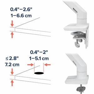 HX Desk Monitor Arm (White)