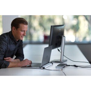 Station de s?curit? 2.0 avec c?ble Microsaver 2.0 pour ordinateurs portables sans encoche