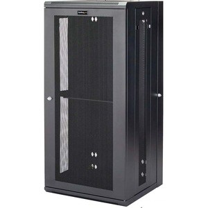 StarTech.com 4-Post 12U Wall Mount Network Cabinet, 19" Hinged Wall-Mounted Server Rack for IT Equipment, Flexible Lockabl