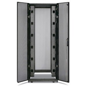 APC by Schneider Electric NetShelter SX 45U Rack Cabinet - 482.60 mm Rack Width - Black - 1022 kg Dynamic/Rolling Weight C
