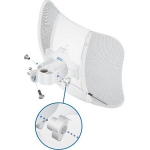 Ubiquiti LiteBeam AC Gen2 LBE-5AC-Gen2 Wi-Fi 5 IEEE 802.11ac 450 Mbit/s Wireless Bridge - 5 GHz - 2 x Internal Antenna(s) 