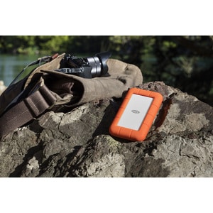LaCie Rugged SECURE STFR2000403 2 TB Portable Hard Drive - External - USB 3.1 Type C - 2 Year Warranty - Retail