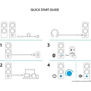 Logitech Z207 Bluetooth Sistema de Altavoces - 5W RMS - Negro - 2