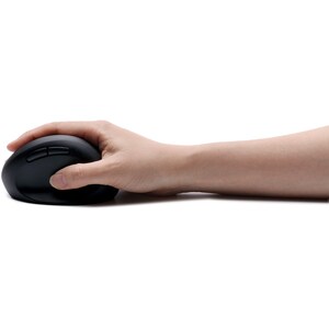 Adesso iMouse V10 - Wireless Vertical Ergonomic Mini Mouse - Optical - Wireless - Radio Frequency - 2.40 GHz - Black - USB