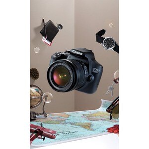Canon EOS 1500D 24.1 Megapixel Digital SLR Camera with Lens - 18 mm - 55 mm - CMOS Sensor - Autofocus - 7.6 cm (3")LCD - O