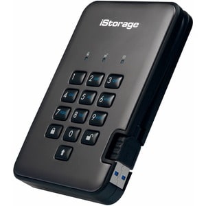 Disque dur Portable iStorage diskAshur PRO2 Durci - 2.5" Externe - 2 To - Conforme aux normes TAA - Client Léger Appareil 