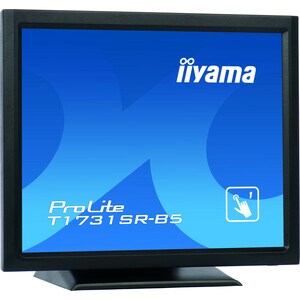 iiyama ProLite T1731SR-B5. Taille de l'écran: 43,2 cm (17"), Luminosité de l'écran: 200 cd/m², Technologie d'affichage: TN